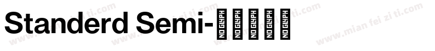 Standerd Semi字体转换